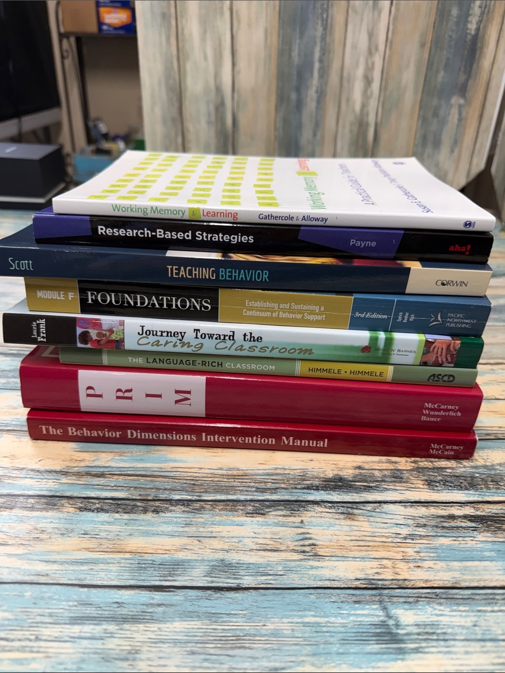 ⭐️Special Education & Behavior Manual Book Lot - 8 Teacher Resources